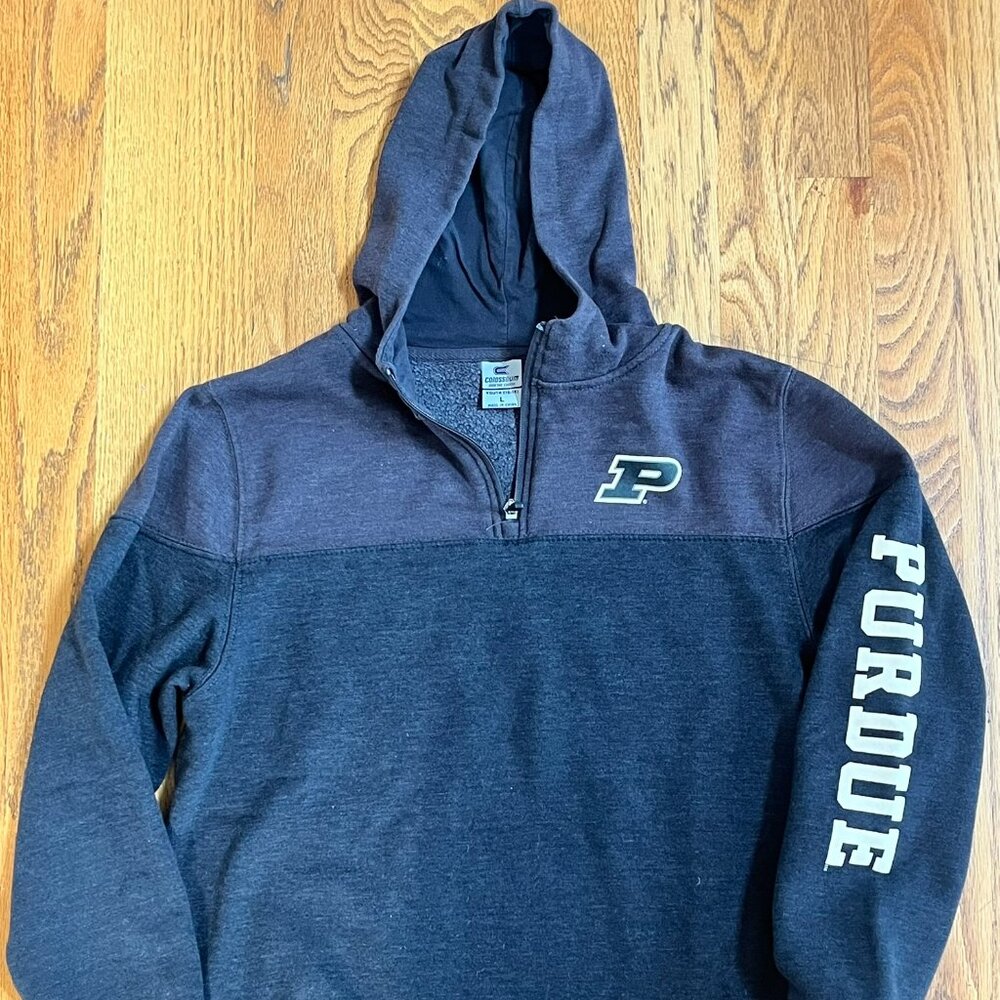 Boys Hooded Sweatshirt (Purdue University) - Youth L